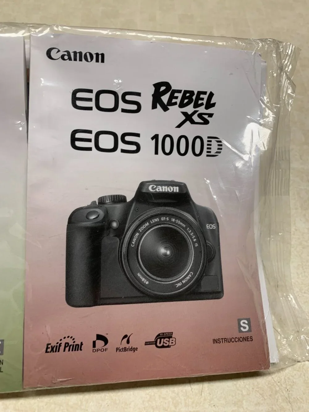 Canon EOS Rebel XS 1000D Digital Camera User Instruction Guide Manuals Sealed